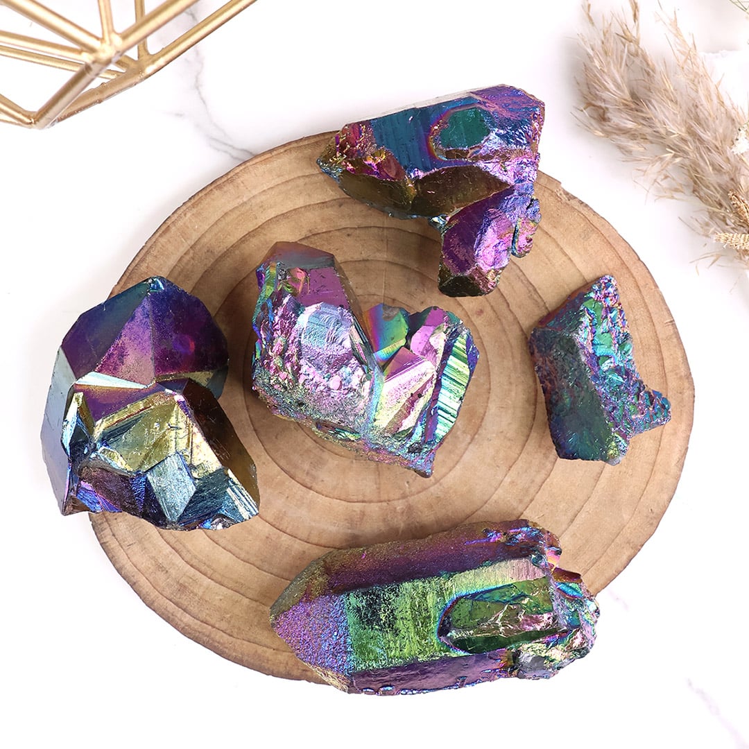 Titanium Aura Quartz: Benefits, Healing Properties, and Uses in India, US, UK, Australia, Europe