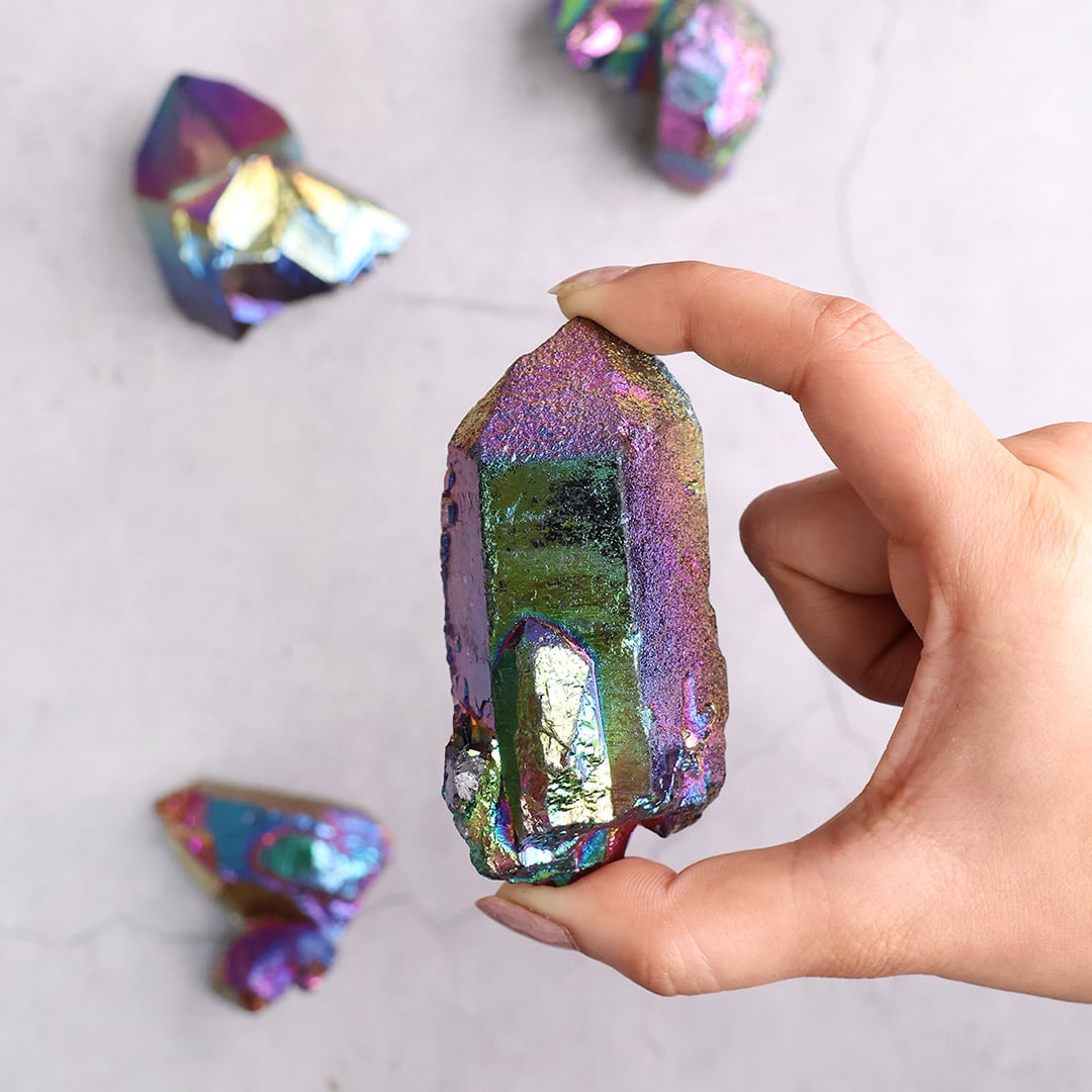 Titanium Aura Quartz: Benefits, Healing Properties, and Uses in India, US, UK, Australia, Europe