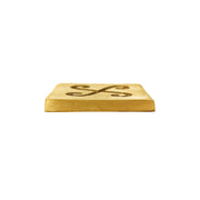 Vastu Remedy Brass Spiral Block for Correcting North-West Directional Imbalances