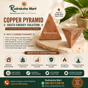 Copper Pyramid Vastu Energy for South East Vastu Dosh Defects- Triangle Shape in India, US, UK, Australia, Europe