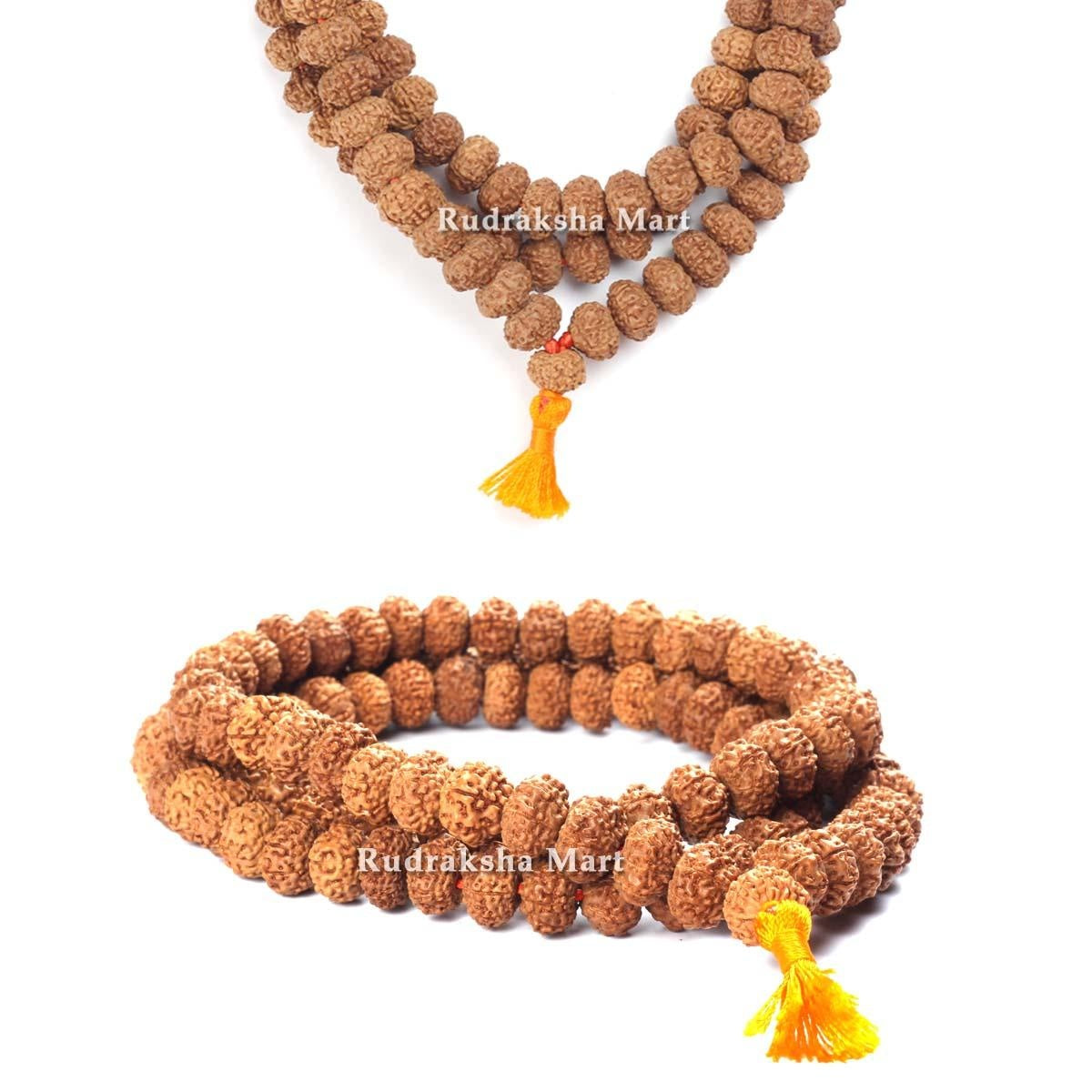 10 Mukhi Java Rudraksha Mala - 108 Bead in India, US, UK, Australia, Europe