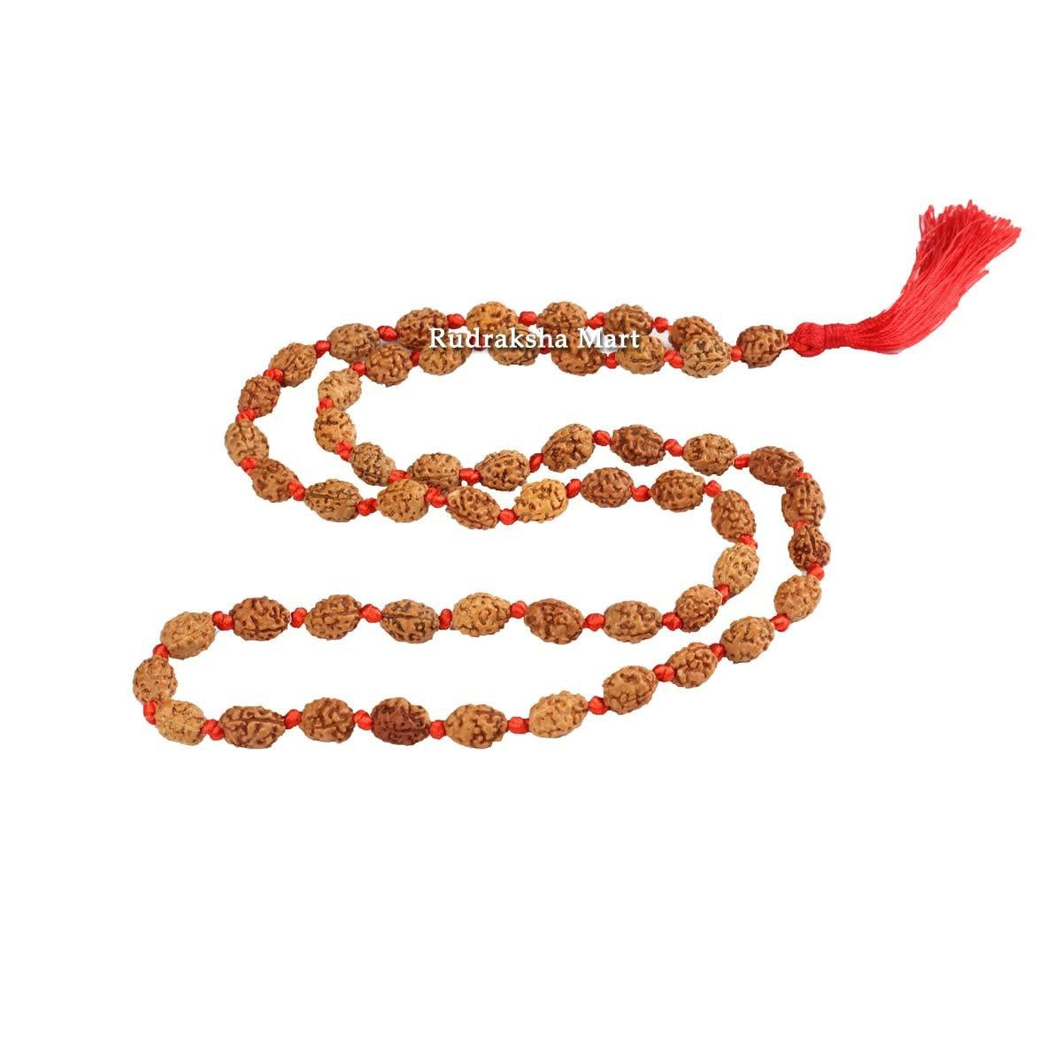 3 Mukhi Java Rudraksha Ganth Mala - 54 Beads in India, US, UK, Australia, Europe
