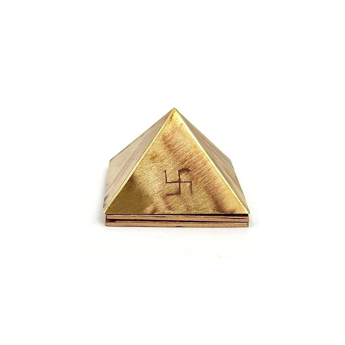 100x Poweful Copper Vastu Pyramid Set – 4 Inch Vastu Remedies for Positive Vastu Energy Vibrations at Home, Office, Factory, Plot in India, US, UK, Australia, Europe