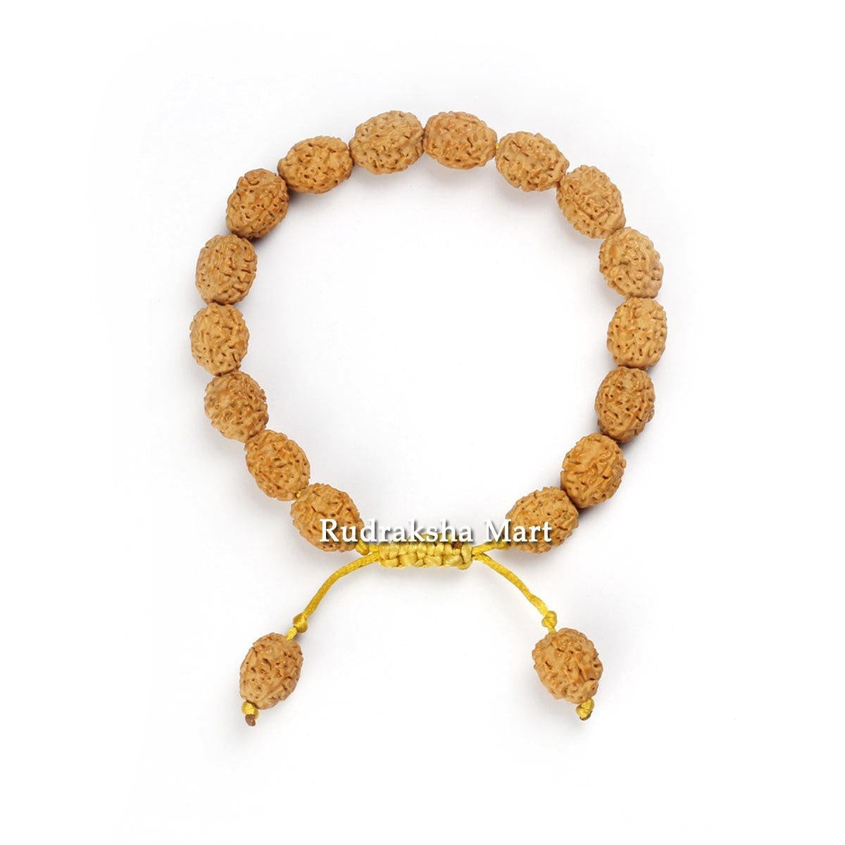 4 Mukhi Java Rudraksha Adjustable Bracelet in Thread in India, US, UK, Australia, Europe