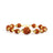 5 Mukhi Java Rudraksha Gold Plated Bracelet Option 2 in India, US, UK, Australia, Europe