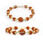 5 Mukhi Java Rudraksha Gold Plated Bracelet in India, US, UK, Australia, Europe