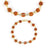 5 Mukhi Java Rudraksha Gold Plated Bracelet in India, US, UK, Australia, Europe