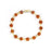 5 Mukhi Java Rudraksha Gold Plated Bracelet in India, US, UK, Australia, Europe