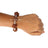 5 Mukhi Nepali Rudraksha with Sphatik Bracelet - Adjustable in India, US, UK, Australia, Europe