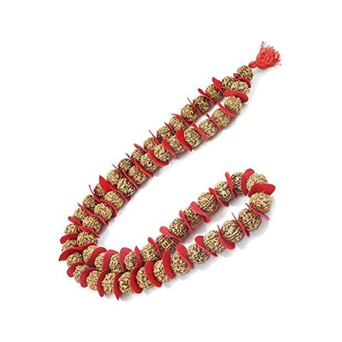5 Mukhi Nepali Rudraksha Kantha Mala - Size - 16 to 18 mm in India, US, UK, Australia, Europe