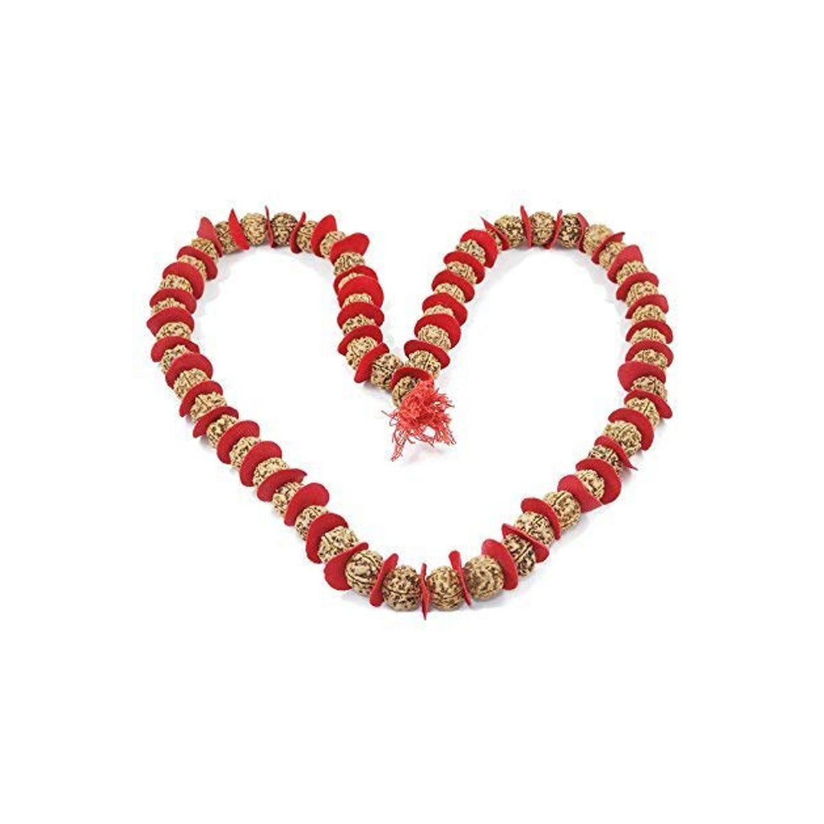 5 Mukhi Nepali Rudraksha Kantha Mala - Size - 16 to 18 mm in India, US, UK, Australia, Europe