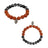 5 Mukhi Java Rudraksha with Black Beads Adjustable Bracelet in India, US, UK, Australia, Europe