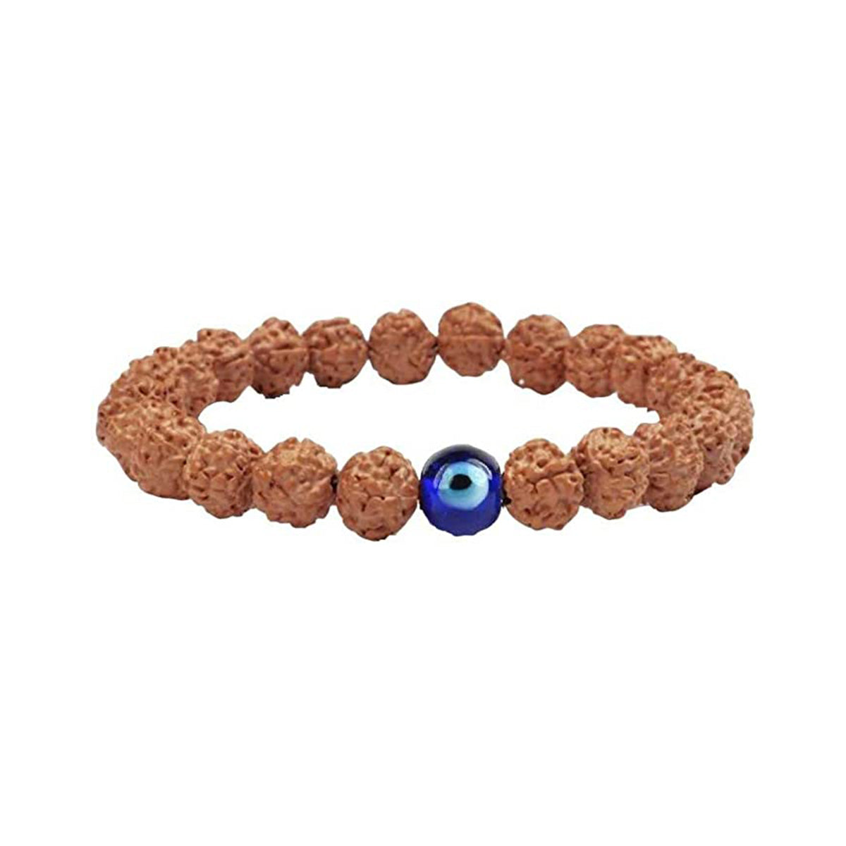 5 Mukhi Java Rudraksha Bracelet With Nazar Suraksha Kawach in India, US, UK, Australia, Europe