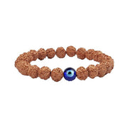 5 Mukhi Java Rudraksha Bracelet With Nazar Suraksha Kawach in India, US, UK, Australia, Europe
