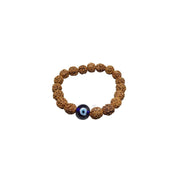 5 Mukhi Java Rudraksha Bracelet With Nazar Suraksha Kawach in India, US, UK, Australia, Europe