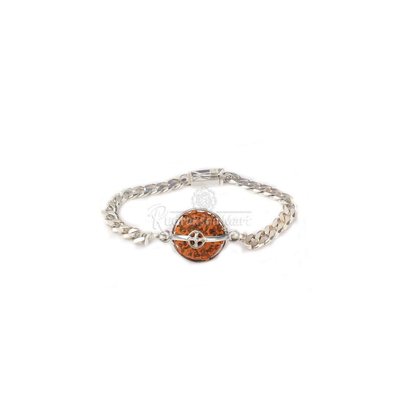 6 Mukhi Java Rudraksha Bracelet in Sterling Silver in India, US, UK, Australia, Europe