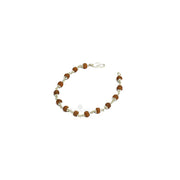 6 Mukhi Java Rudraksha in Pure Silver Capping Bracelet in India, US, UK, Australia, Europe