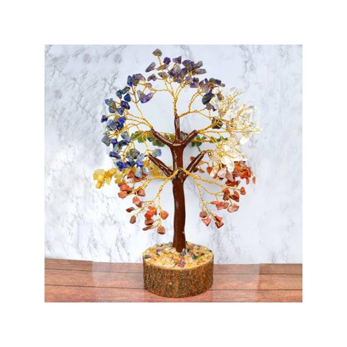 Natural Crystal 7 Chakra Tree in India, US, UK, Australia, Europe