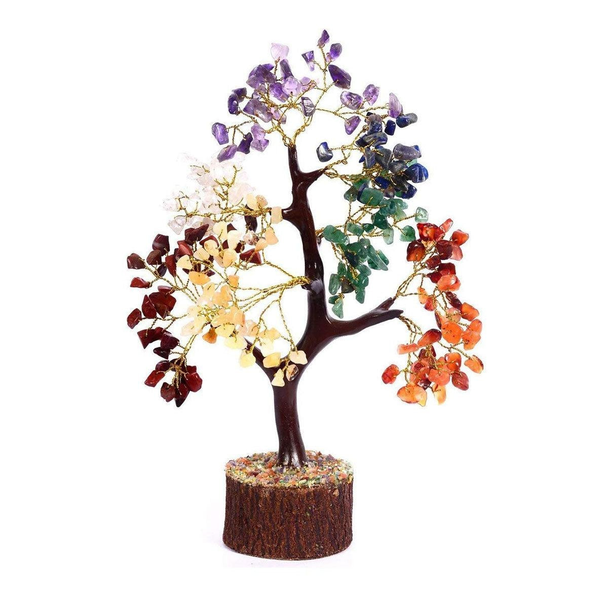 7 (Seven) Chakra Natural Healing Reiki Crystal tree for Good Luck, Wealth in India, US, UK, Australia, Europe