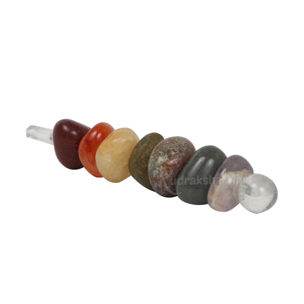 7 Chakra Tumbled Reiki Healing Wand in India, US, UK, Australia, Europe