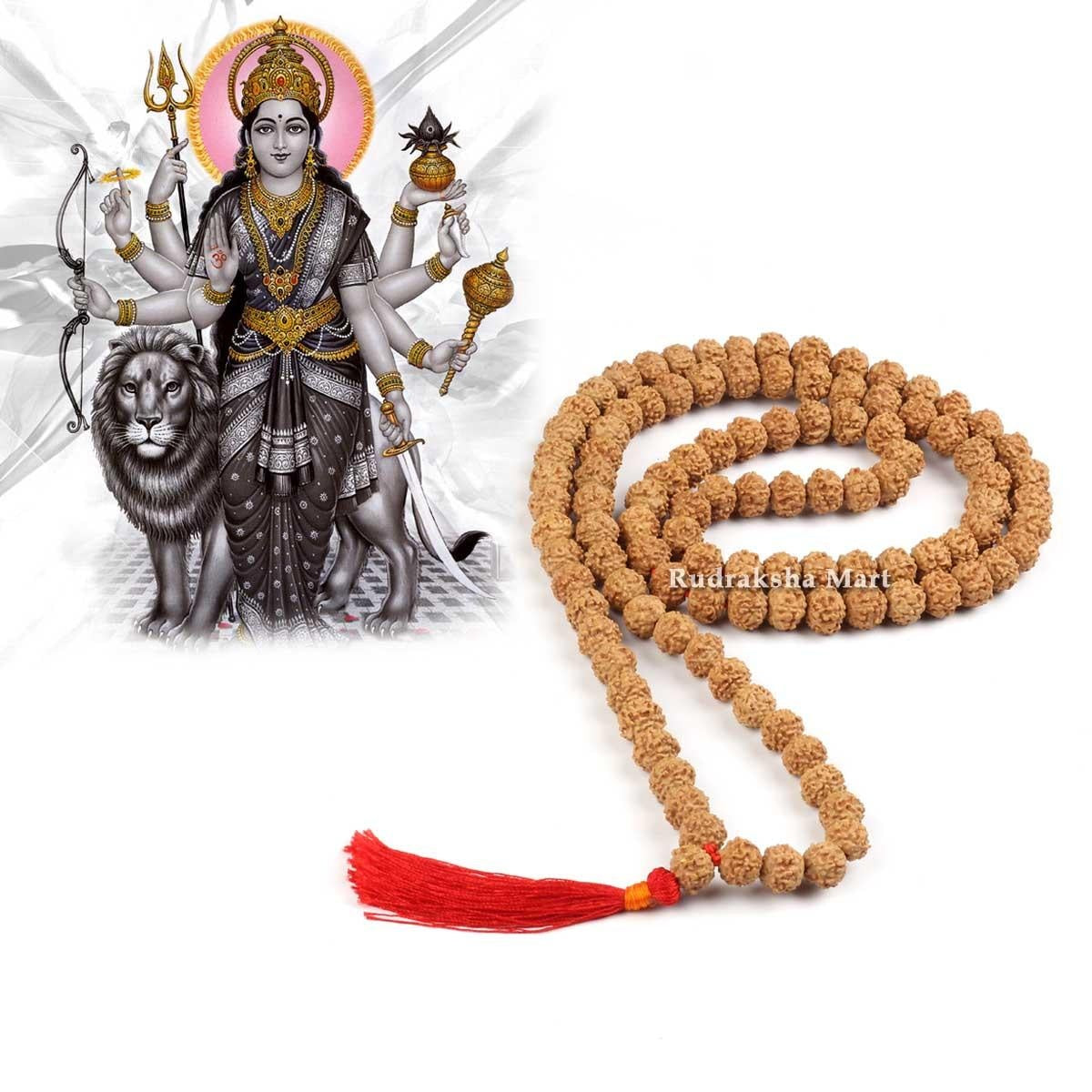9 Mukhi Java Rudraksha Bead Mala - 108 Beads in India, US, UK, Australia, Europe