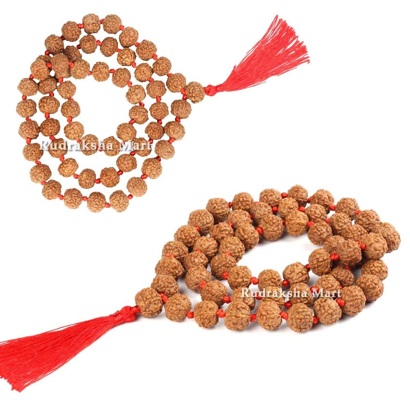9 Mukhi Rudraksha Ganth Mala - 54 Beads in India, US, UK, Australia, Europe
