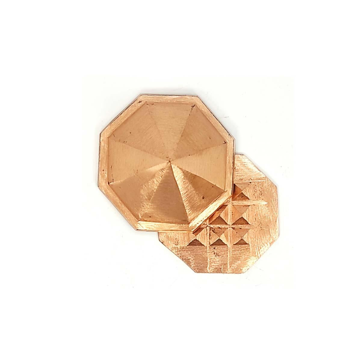Asthakon Octagonal Copper Pyramid Brahmasthan Center in India, US, UK, Australia, Europe