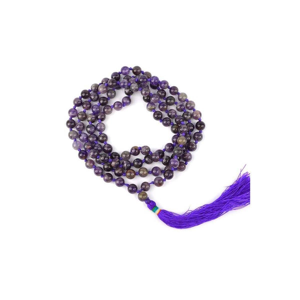 Amethyst Beads Mala in India, US, UK, Australia, Europe