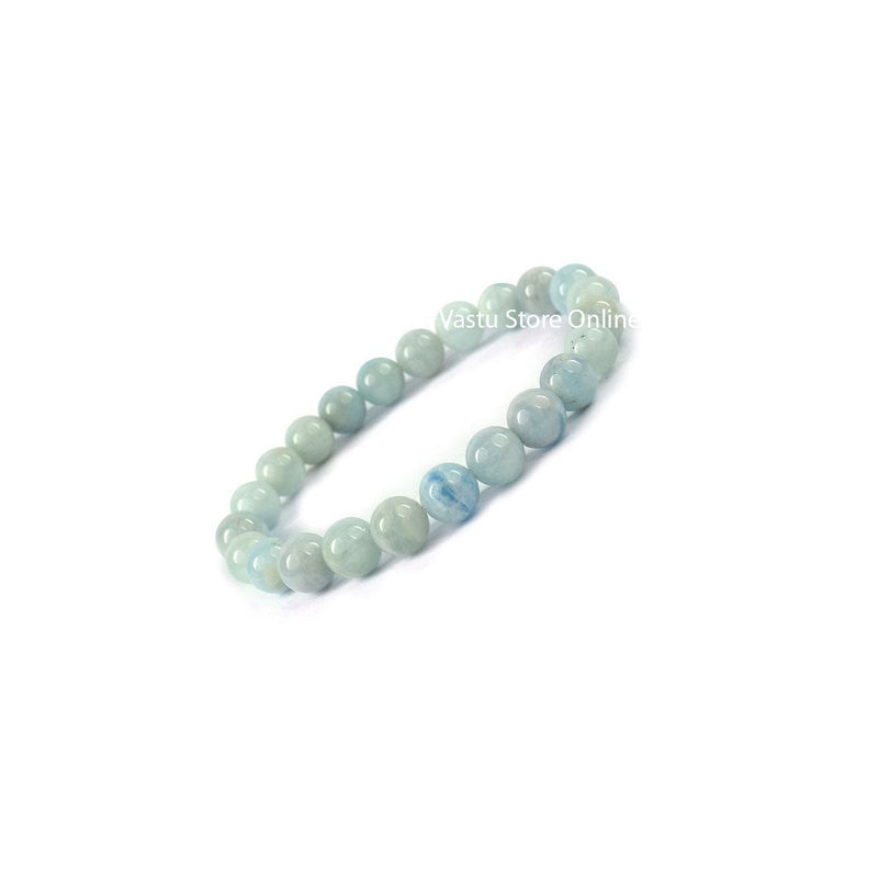 Aquamarine Round Crystal Bracelet in India, US, UK, Australia, Europe