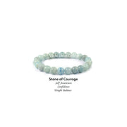 Aquamarine Round Crystal Bracelet in India, US, UK, Australia, Europe