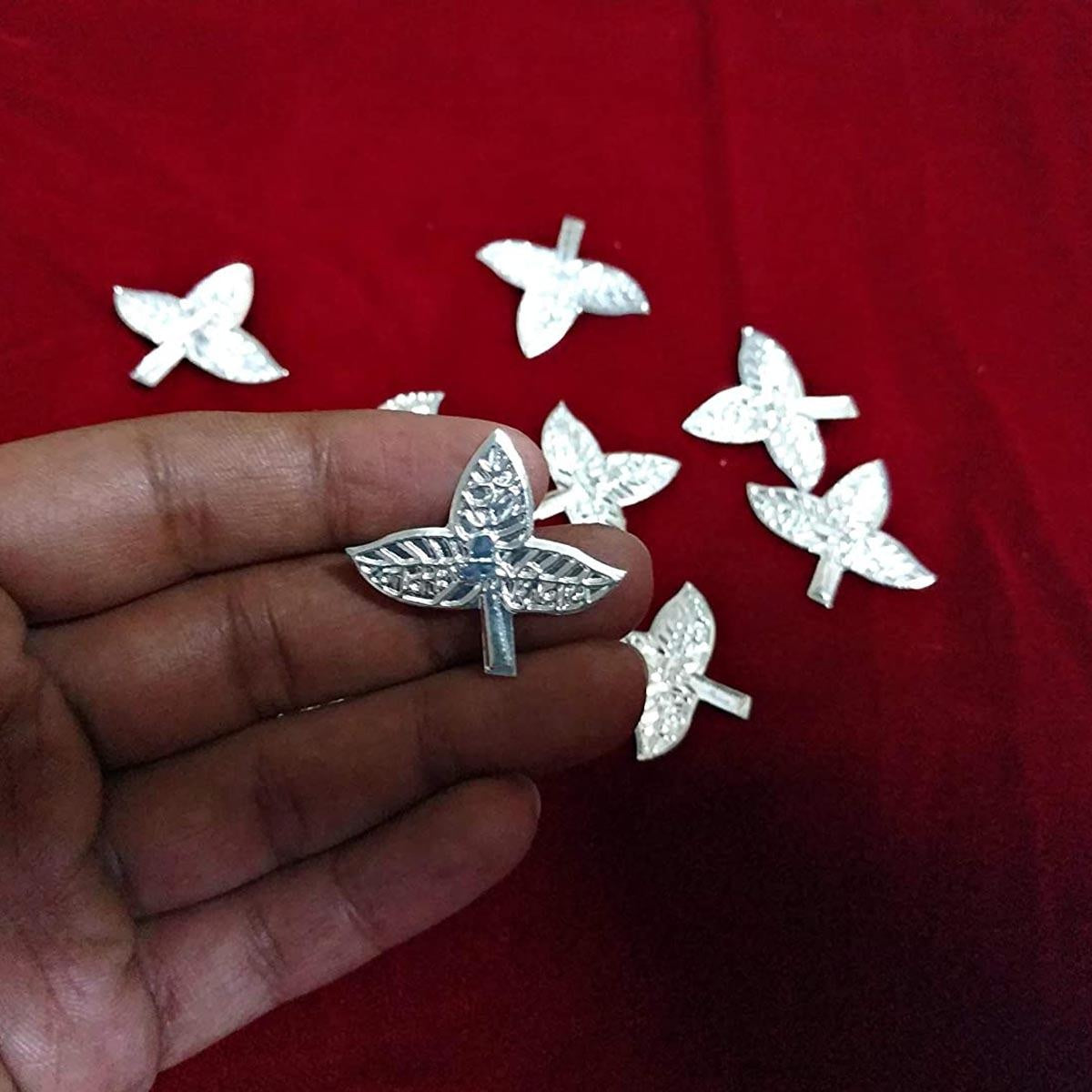 Belpatra in Sterling Silver for Offering to Lord Shiva in India, US, UK, Australia, Europe