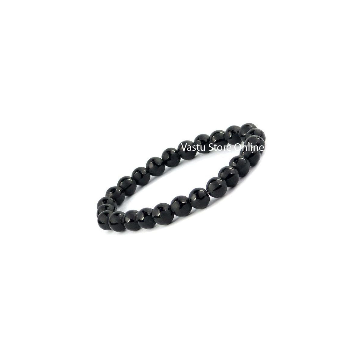 Black Onyx Round Crystal Bracelet in India, US, UK, Australia, Europe