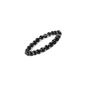 Black Tourmaline Round Crystal Bracelet in India, US, UK, Australia, Europe