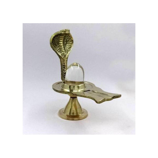 Pure Brass Shivling with Sphatik Crystal Lingam in India, US, UK, Australia, Europe