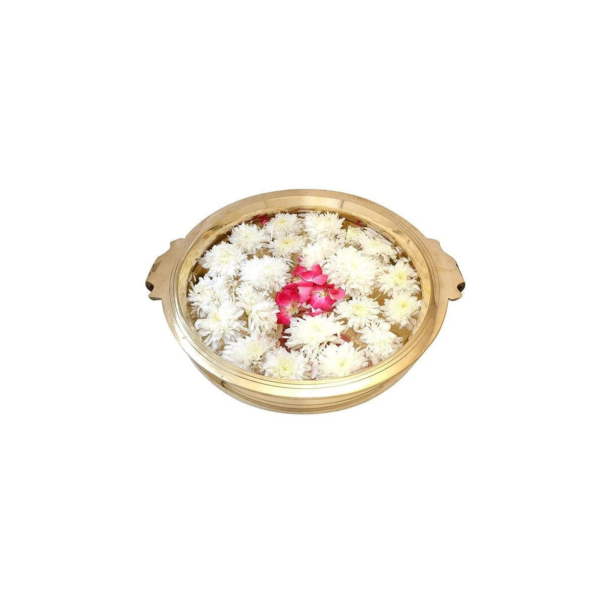 Brass Traditional Bowl Showpiece, Standard, Natural Brass, Golden Yellow in India, US, UK, Australia, Europe