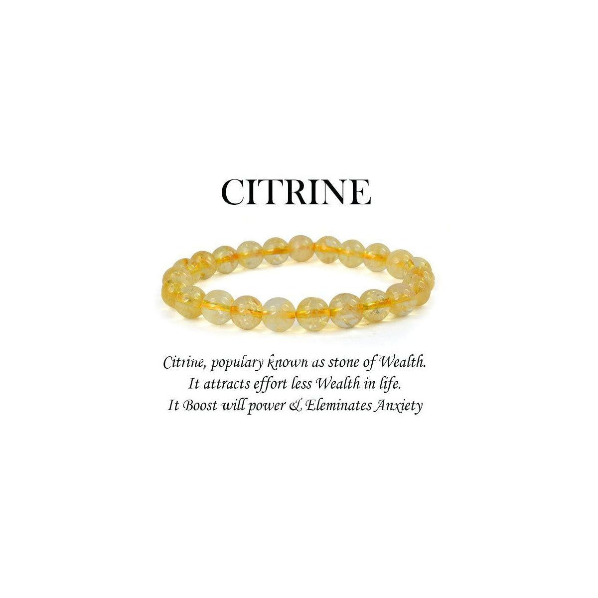 Citrine Round Crystal Bracelet in India, US, UK, Australia, Europe