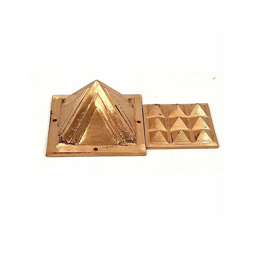 Copper Vastu Pyramid Set for Home Office Temple in India, US, UK, Australia, Europe