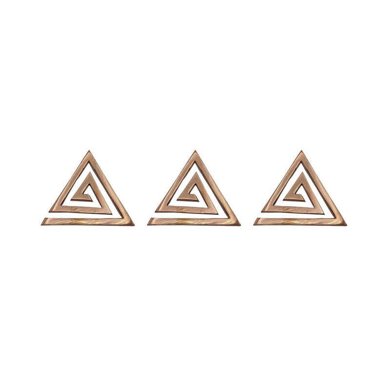 Copper Helix Vastu Remedies for South East Vastu Dosh - Set of 3 Pcs - 6 Inch in India, US, UK, Australia, Europe