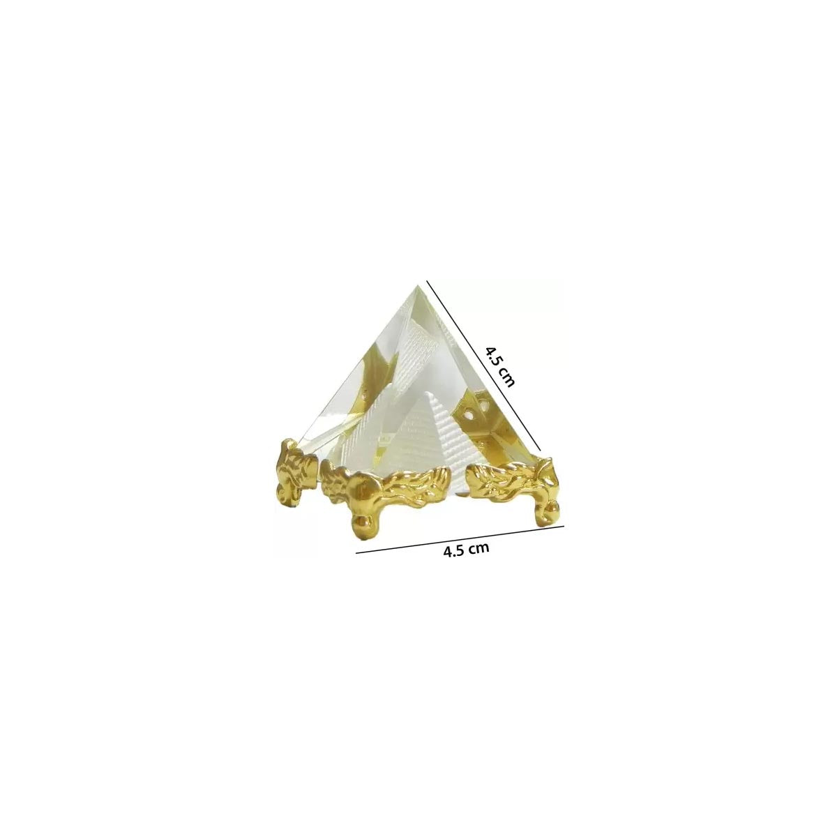 Crystal Pyramid for Positive Energy And Vastu Correction - Good Luck & Prosperity in India, US, UK, Australia, Europe