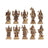 Brass Dashavatara Dasavatharam of Lord Vishnu Statues Ten Incarnations Avatars Idol Murti for Mandir Puja Temple in India, US, UK, Australia, Europe