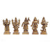 Brass Dashavatara Dasavatharam of Lord Vishnu Statues Ten Incarnations Avatars Idol Murti for Mandir Puja Temple in India, US, UK, Australia, Europe