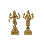 Brass Dashavatara of Lord Vishnu Statues Ten Incarnations Avatars Idol Murti for Mandir Puja Temple in India, US, UK, Australia, Europe