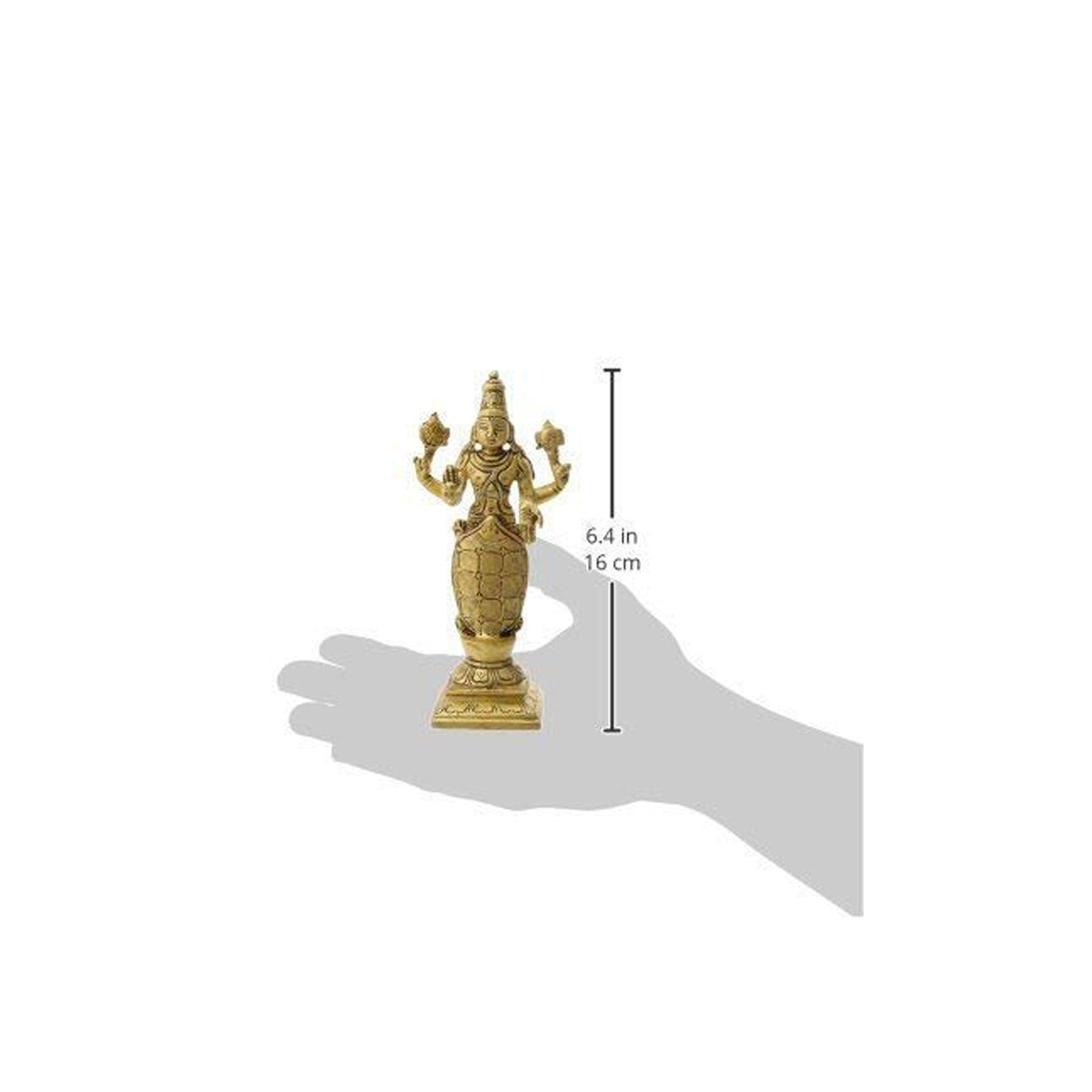 Brass Dashavatara of Lord Vishnu Statues Ten Incarnations Avatars Idol Murti for Mandir Puja Temple in India, US, UK, Australia, Europe