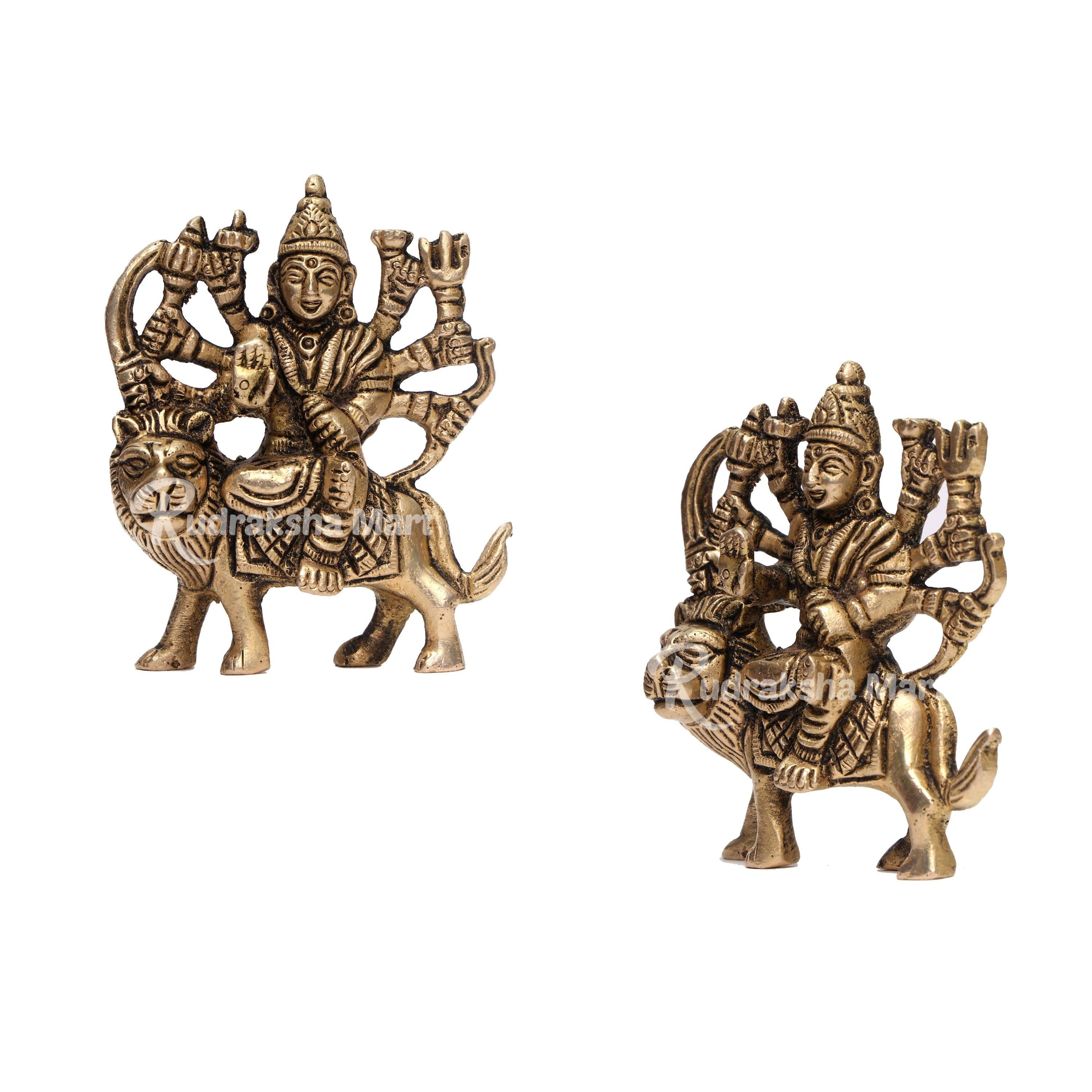 Durga God Brass Idol Statue in India, US, UK, Australia, Europe