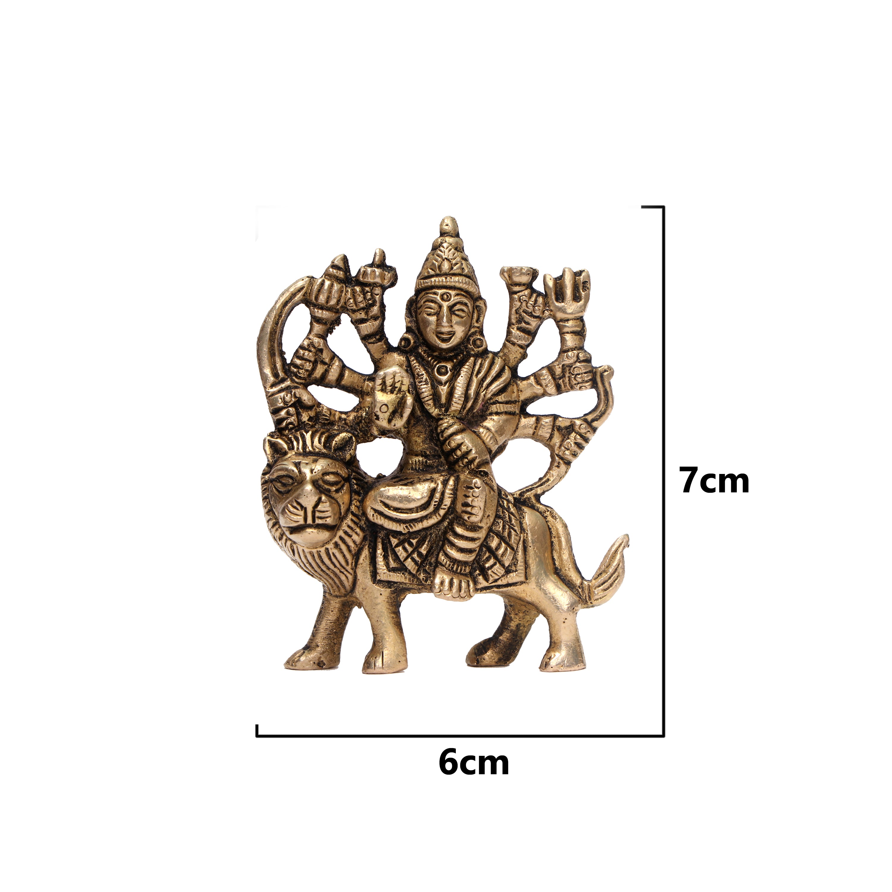 Durga God Brass Idol Statue in India, US, UK, Australia, Europe