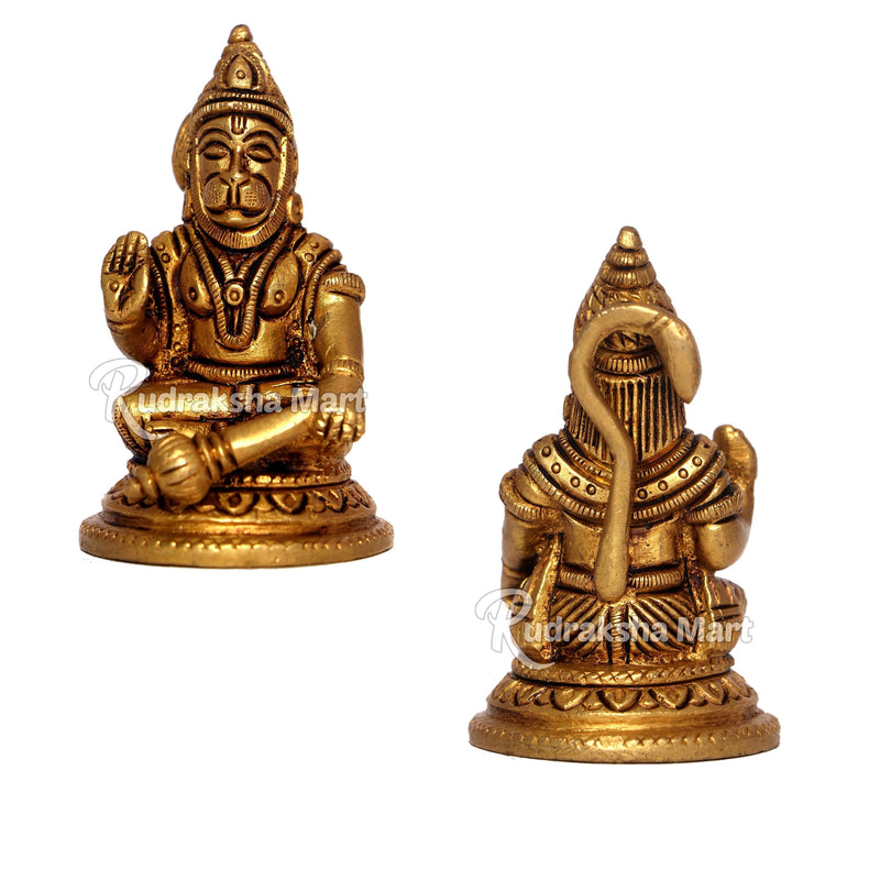 Small Bajrang Bali Hanuman Ji in Brass Idol in India, US, UK, Australia, Europe