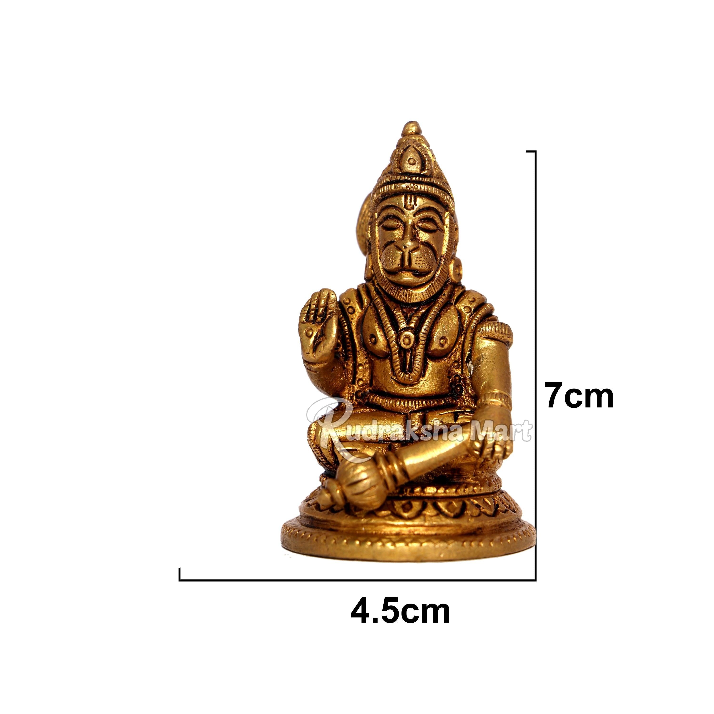 Small Bajrang Bali Hanuman Ji in Brass Idol in India, US, UK, Australia, Europe