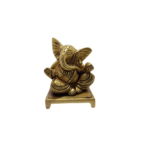 Brass Lord Ganesha Statue for Housewarming Gift in India, US, UK, Australia, Europe