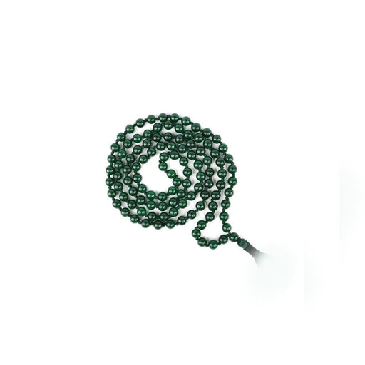 Green Aventurine Round Beads Mala in India, US, UK, Australia, Europe