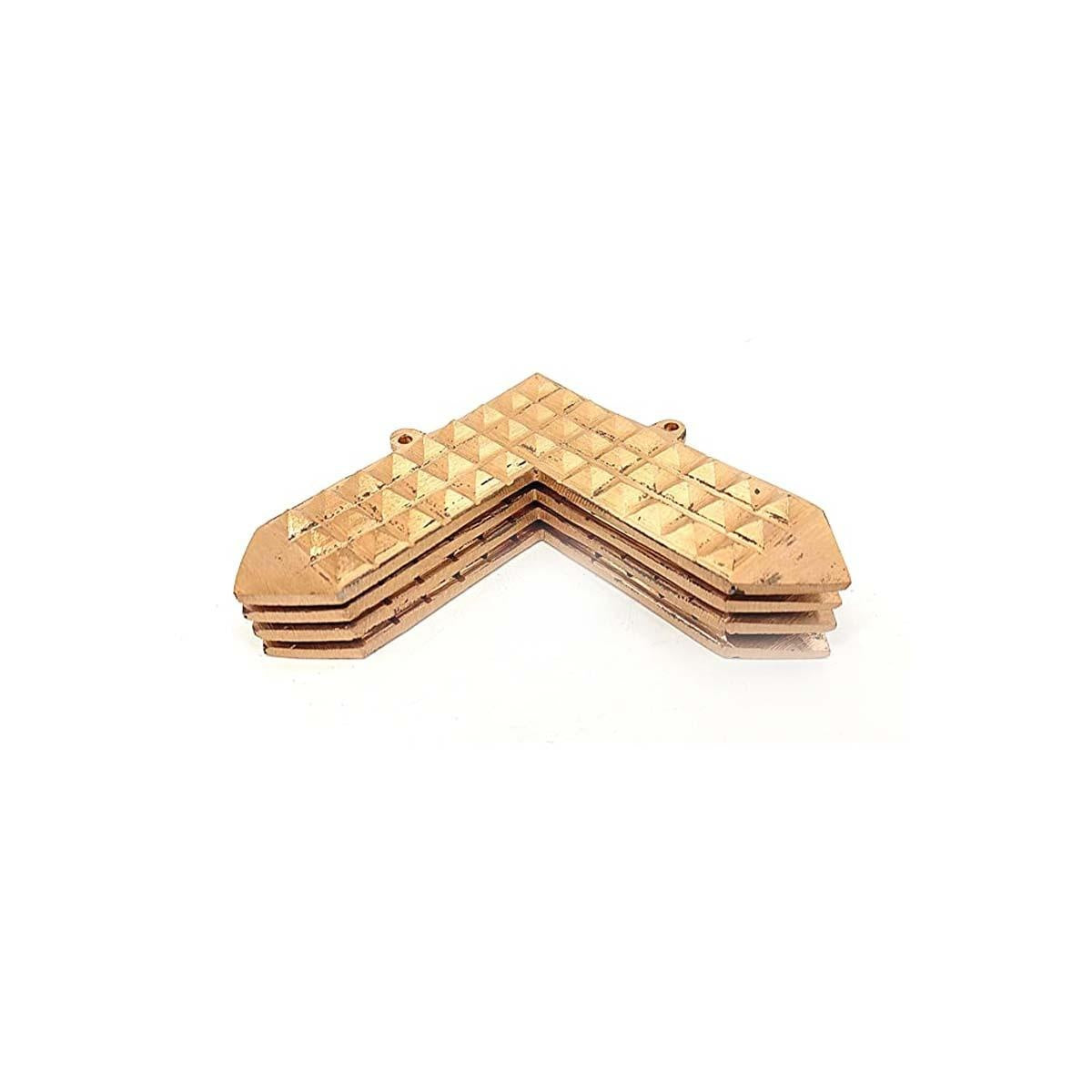 Copper Corner Angle Pyramid Vastu Correction - Multiple Vastu Defects Cures Single Pcs in India, US, UK, Australia, Europe